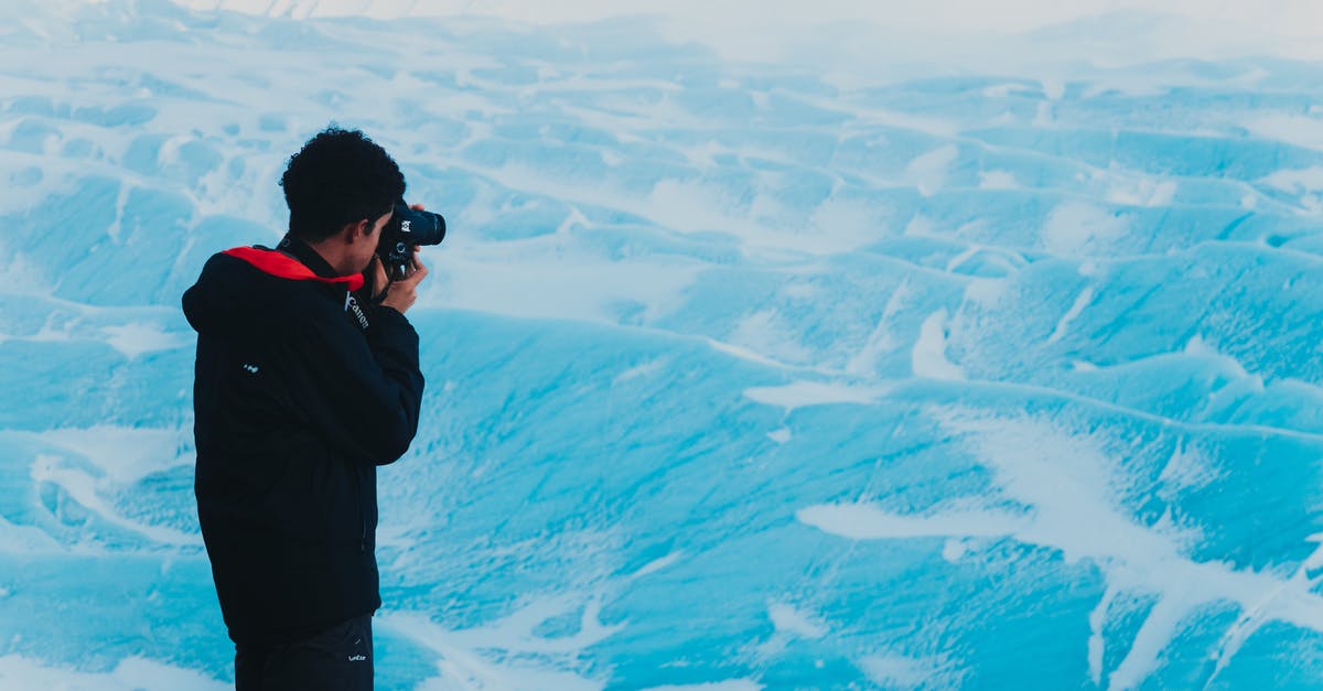 Stop Camera Rotation During Wild Battle - Man taking photo of snowy mountainous terrain