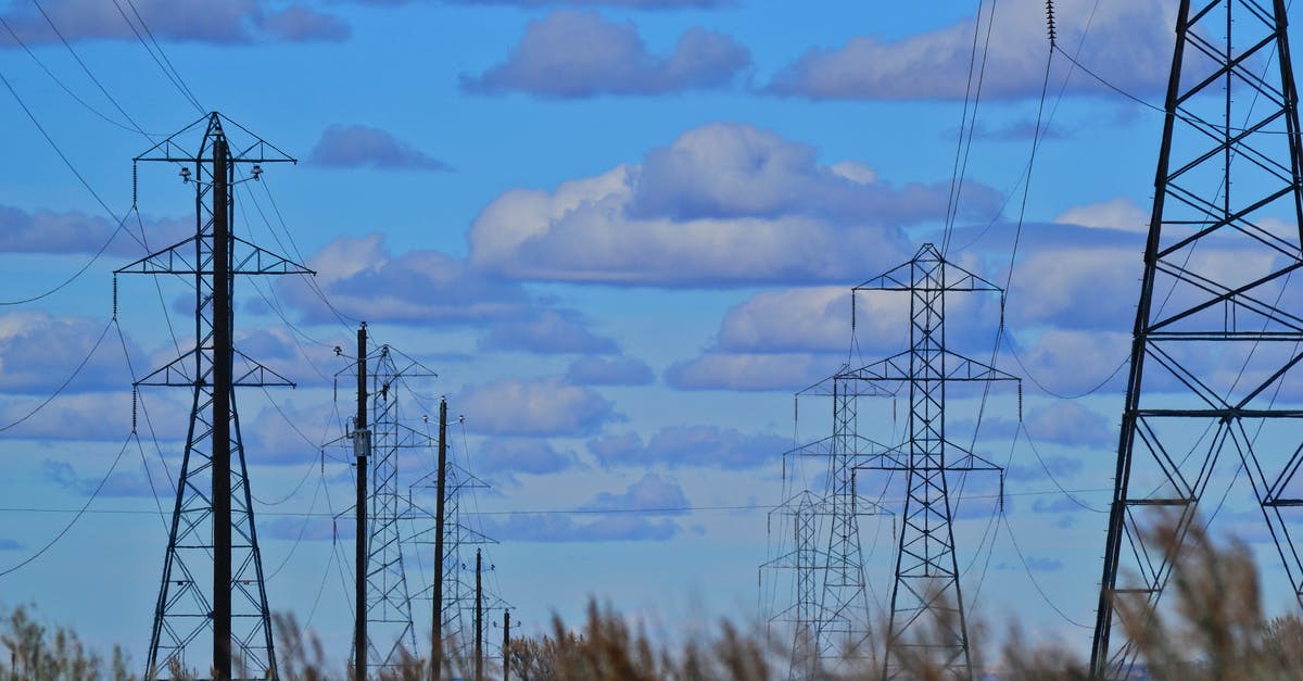 Supply line never finished creating? - Low Angle View of Posts Under Blue Calm Sky