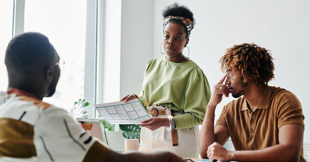 Taking knockback backwards - Woman Having a Meeting with Men at the Office