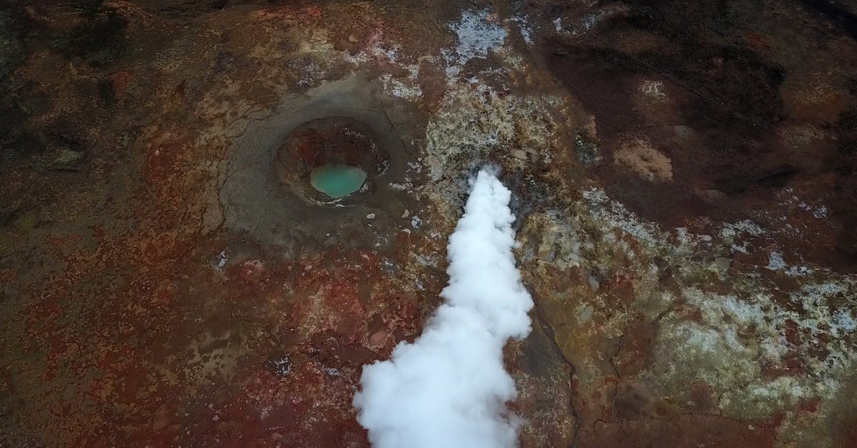 Thermal stone not working - Volcanic terrain with steaming fumarole and mud pool