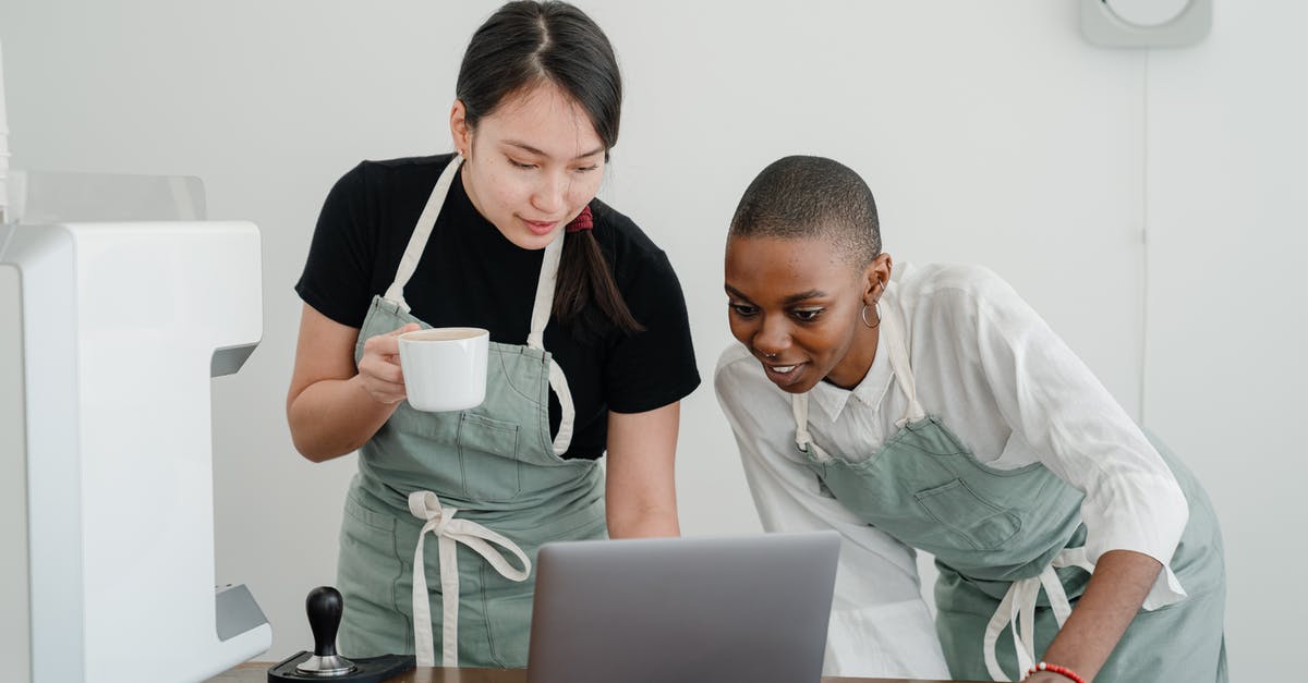 Thieves guild blindsighted/Under new management - Young Asian coffee house worker explaining to new African American coworker how to use special computer program during break at work