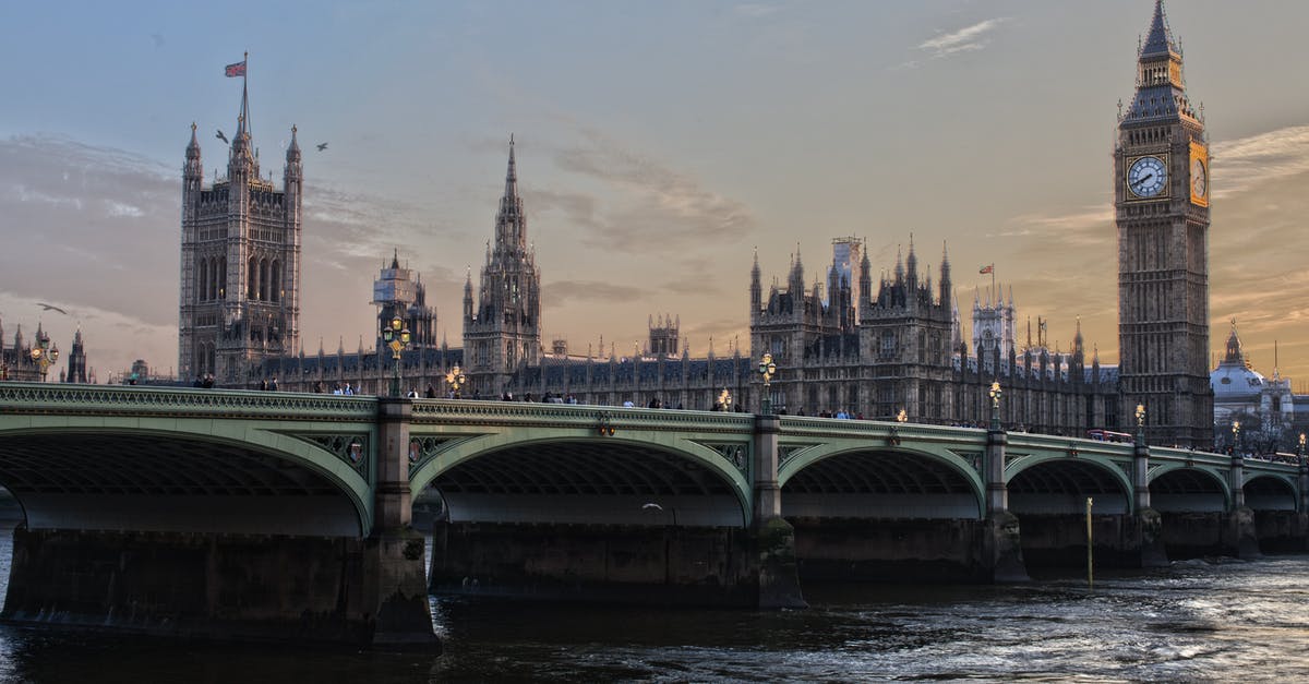 Tourism and Government - Bridge over River in City