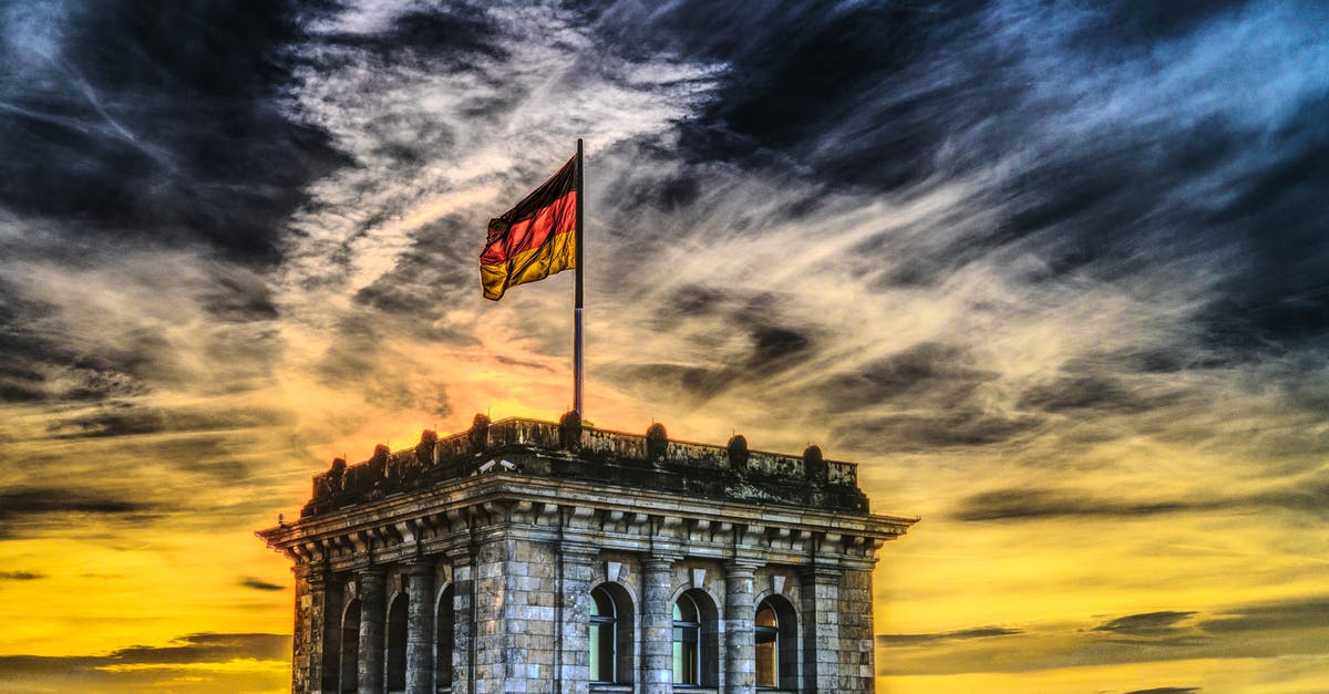 Tourism and Government - Belgium Flag on Top of the Building