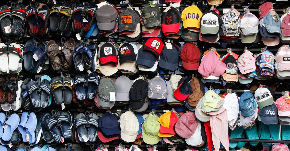 Turn over-stock Stimpack and Radaway into Caps - Assorted Caps and Slippers on Display