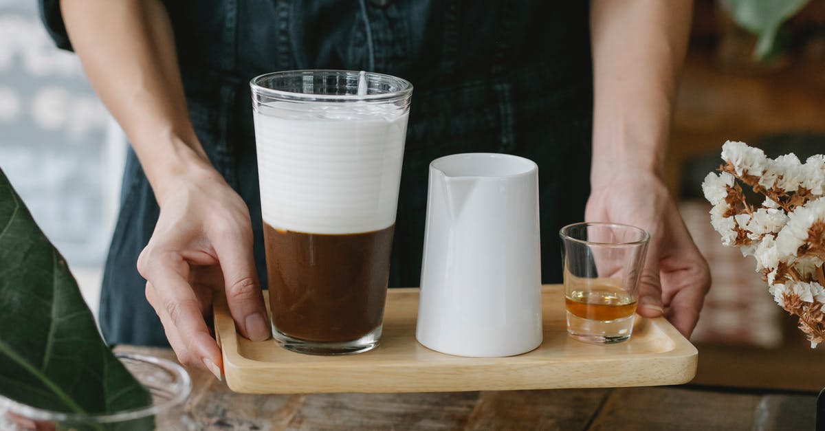 Use second server to serve data to players - Crop faceless woman serving cold coffee with cognac