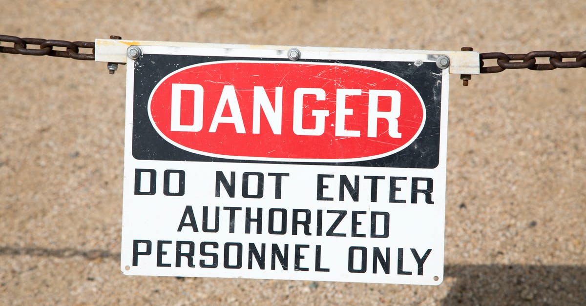 Warning sign while using scope as a tank destroyer - White and Black No Smoking Sign