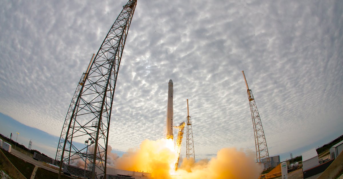 What's more fuel efficient, orbit or slingshot? - Rocket launch from spaceport on cloudy day