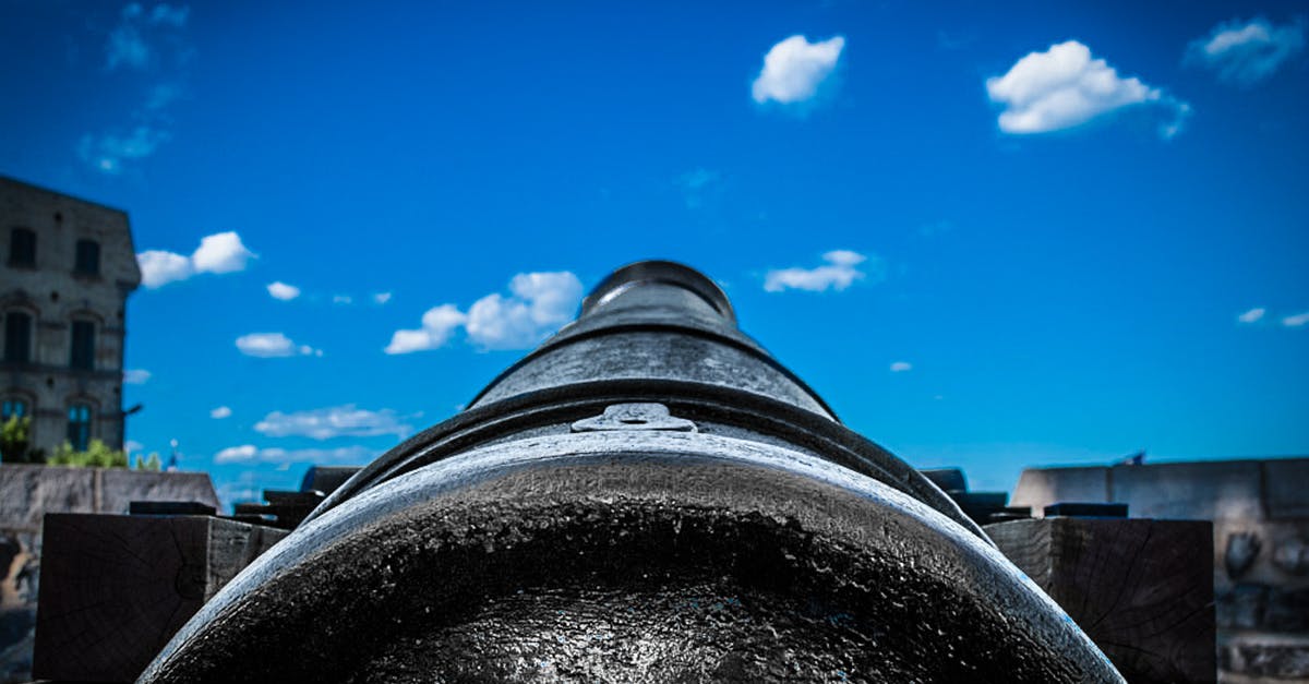 What counts as explosive damage? - Close-up of Photo of A Cannon