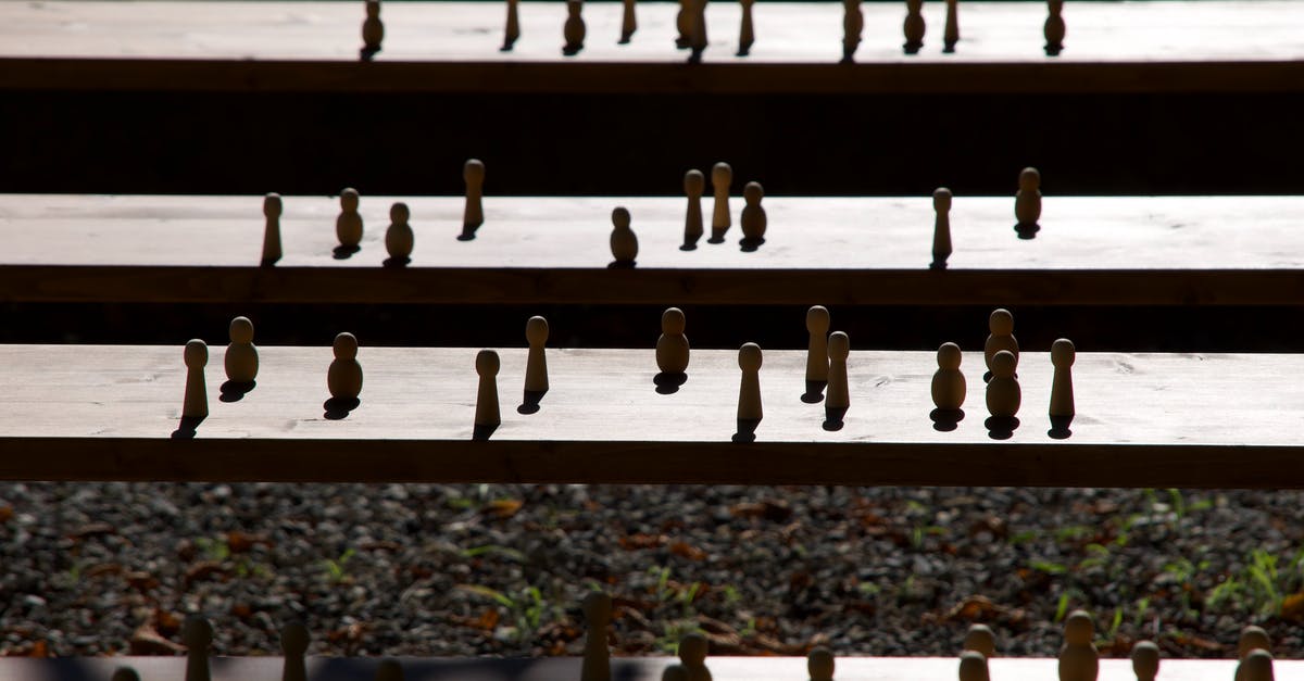 What do each of the element & status symbols mean? - Set of wooden figurines on steps