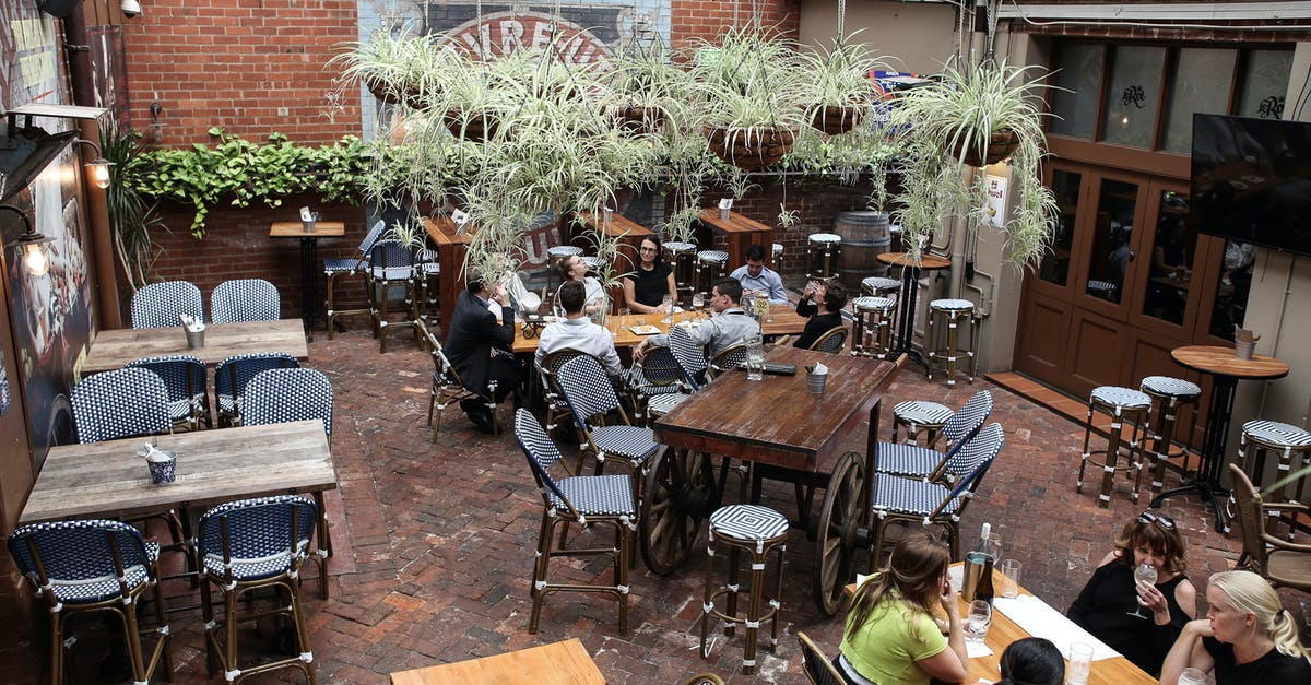 What does eating and drinking do? - People Sitting on Chairs Inside Restaurant