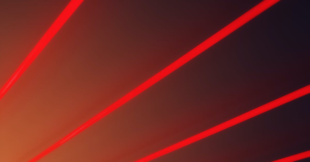 What does one red line through the weapon mean? - Red Light Beams