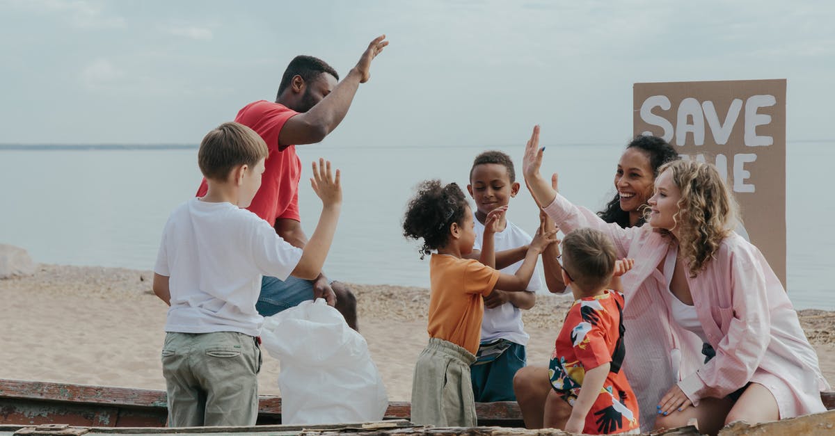 What does the medallion next to a message signify? - Group of People Sitting on Brown Wooden Bench