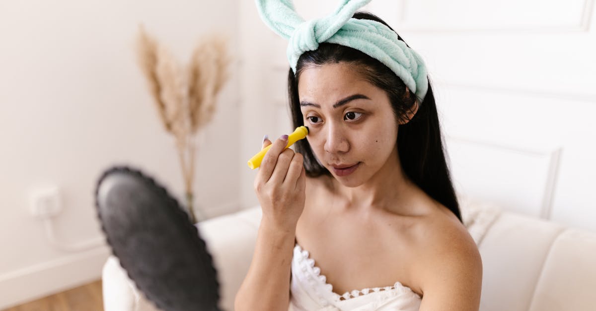 What does the mirror do? - Woman Doing Makeup with Mirror