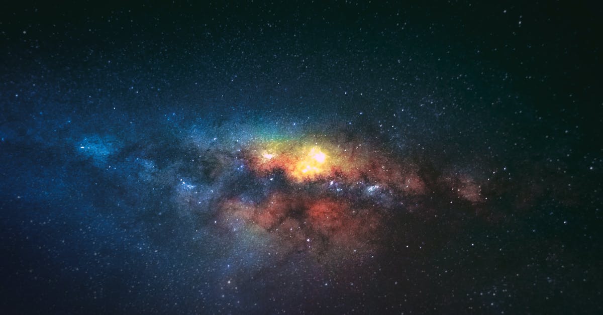 What does the star besides some unknown achievements mean? - Breathtaking view of milky way on starry sky with bright glowing lights in dark space against black background in universe