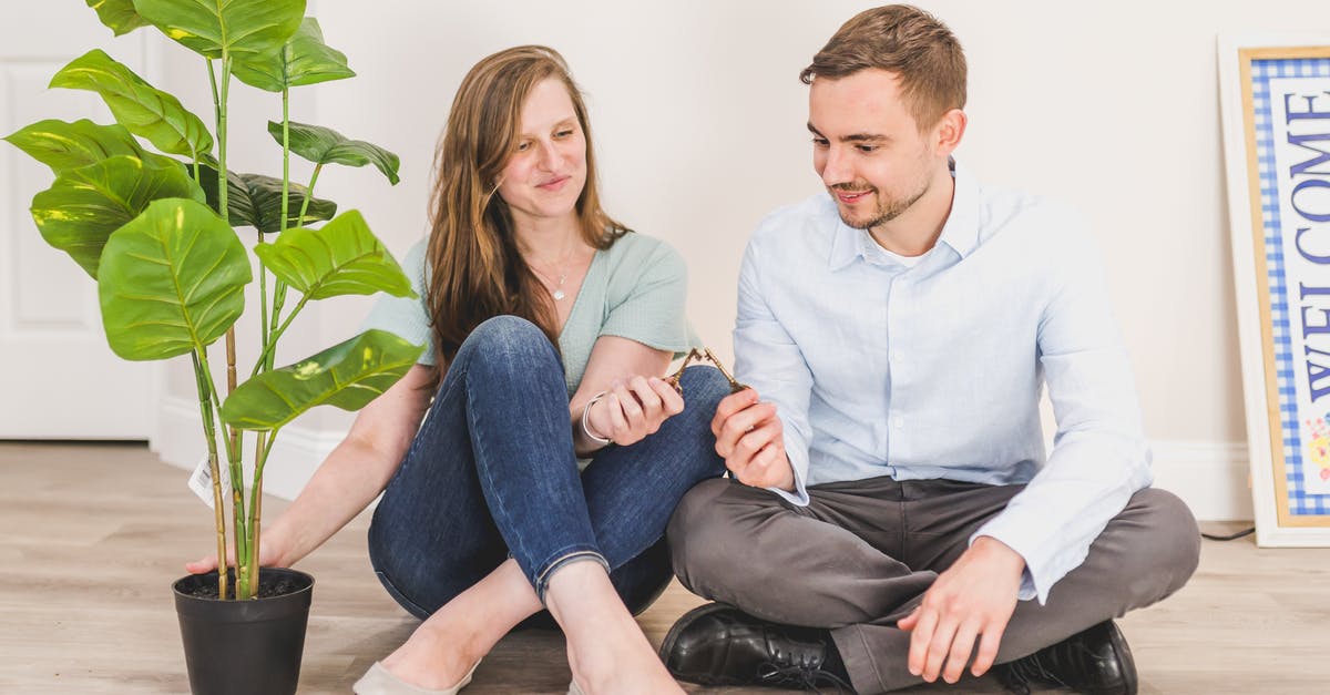 What floors are cage keys on? - Man and Woman Sitting on the Floor while Holding Keys