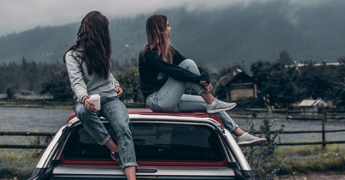 What happens if two people tie? - Two Women Sitting on Vehicle Roofs