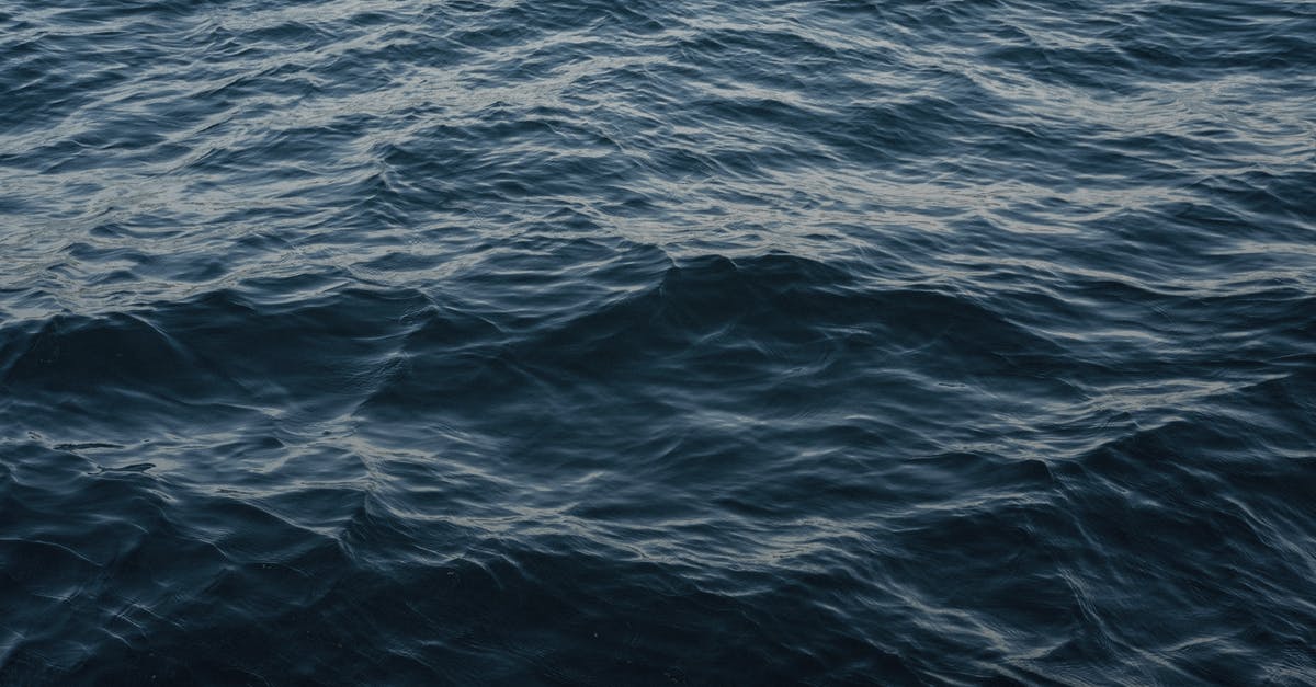 What happens if you silence C'Thun? - From above of wavy dark blue ocean with ripples on surface in daytime