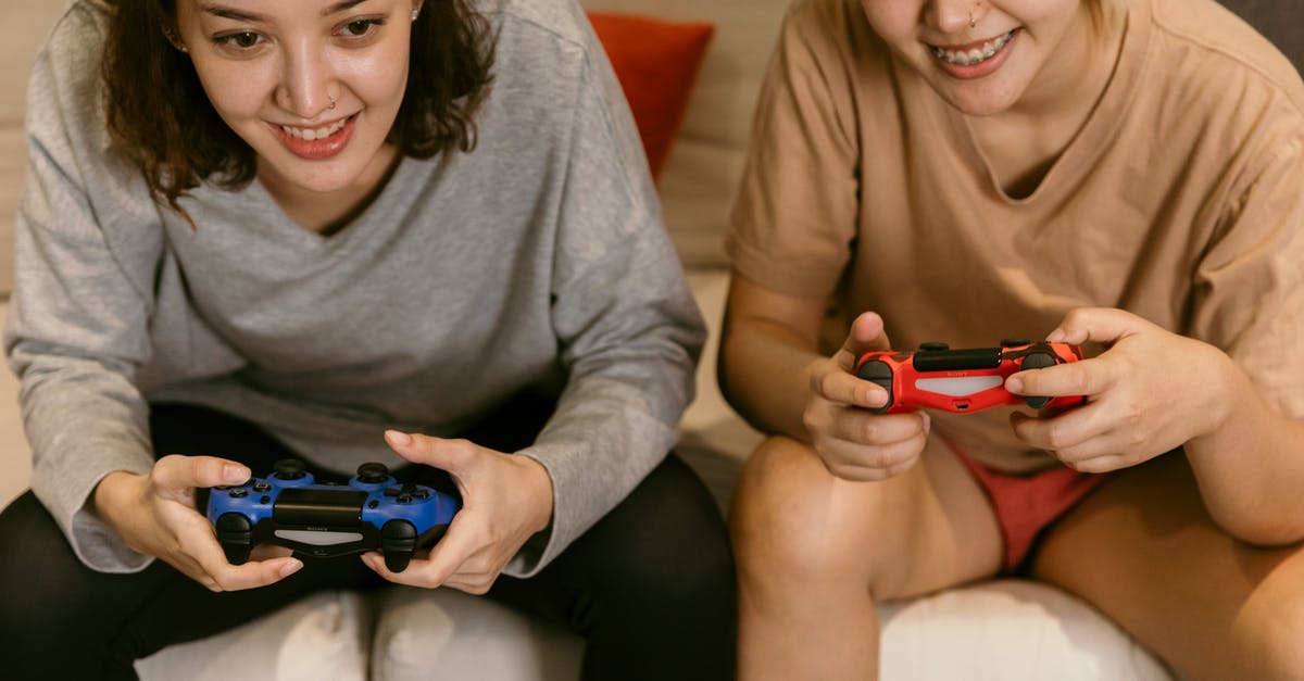 What is a challenge swap and how do I use it? - Crop Asian girlfriends playing video games at home