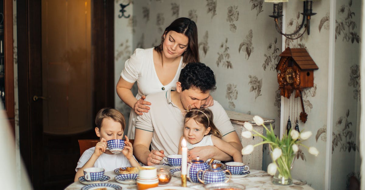 What is Dutch's relationship to Boomer? - Cheerful family drinking tea at home