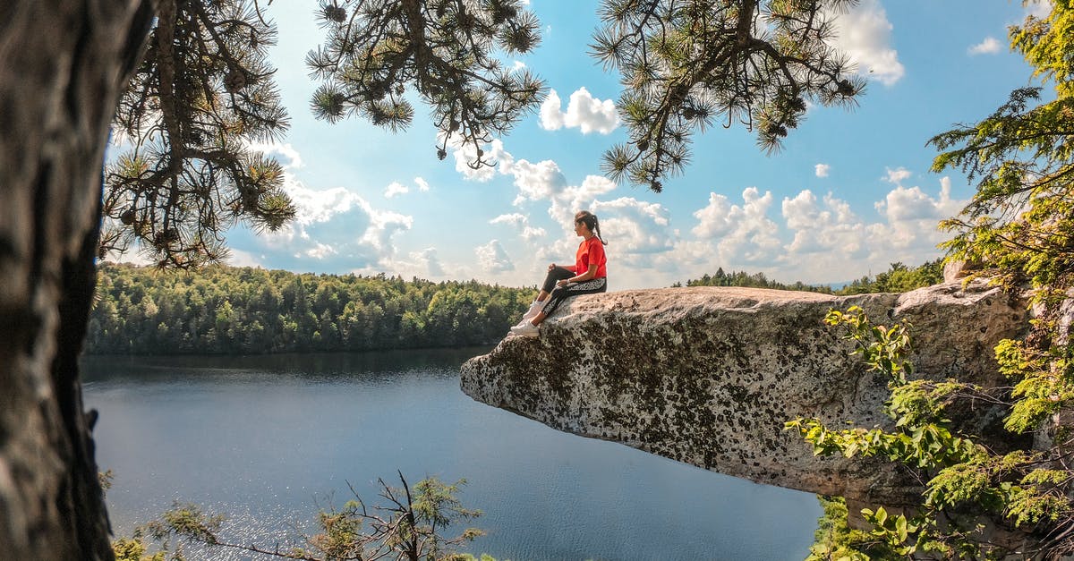 What is Magnificence? - Girl Sitting on Rock Overhang Over Lake