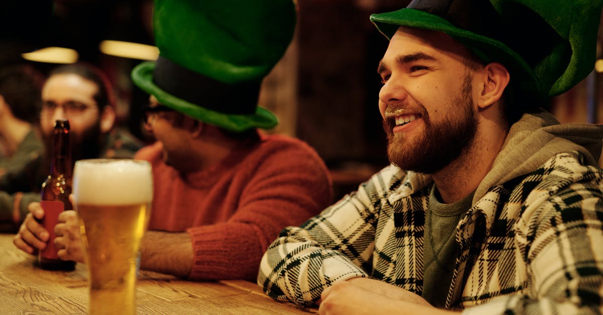 What is Pikachu's Counter-Attack? - Men Wearing Green Leprechaun Hat Drinking in a Bar