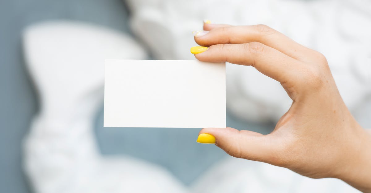 What is the criteria for requesting cards? - Person Holding White Printer Paper