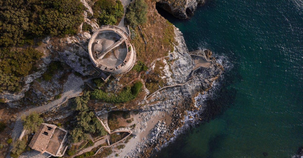 What is the most efficient siege strategy? [duplicate] - Aerial view of medieval fortress on green seashore