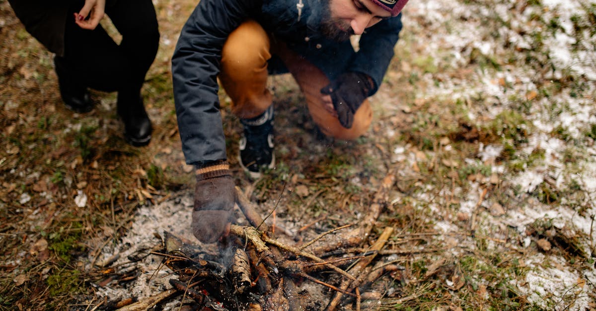 What is the use of making dinosaurs poop in Ark? - Man in Black Jacket and Red Knit Cap Sitting on Brown Dried Leaves