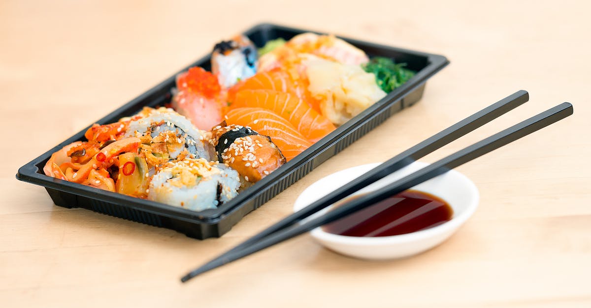 When am I ready for sunglasses? - Close-up Photo of Sushi Served on Table