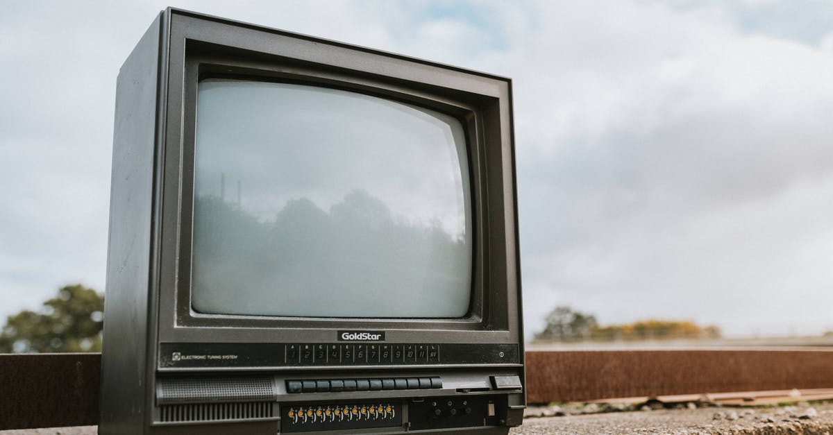 When do Cloud saves happen? Mine are outdated - Vintage TV set placed on stone barrier