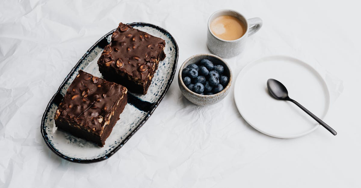 Where can I find blueberries rapidly? - Sliced Chocolate Cake on White Ceramic Plate Beside Stainless Steel Spoon