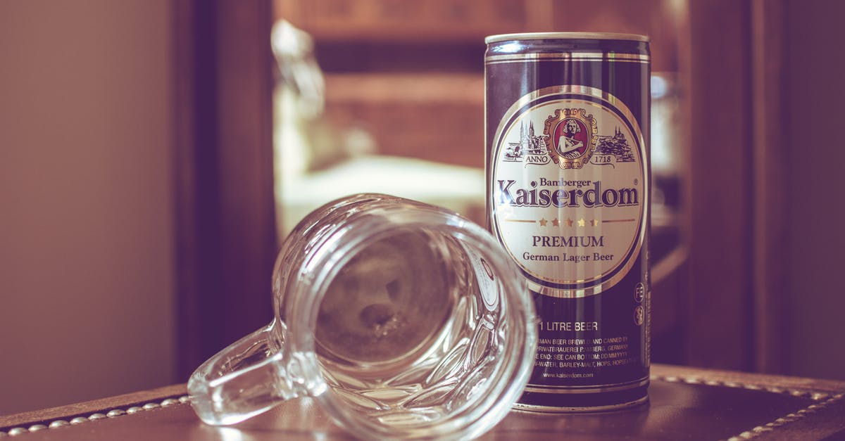 Where can you find alcohol for potions? - Kaiserdom Beer Can