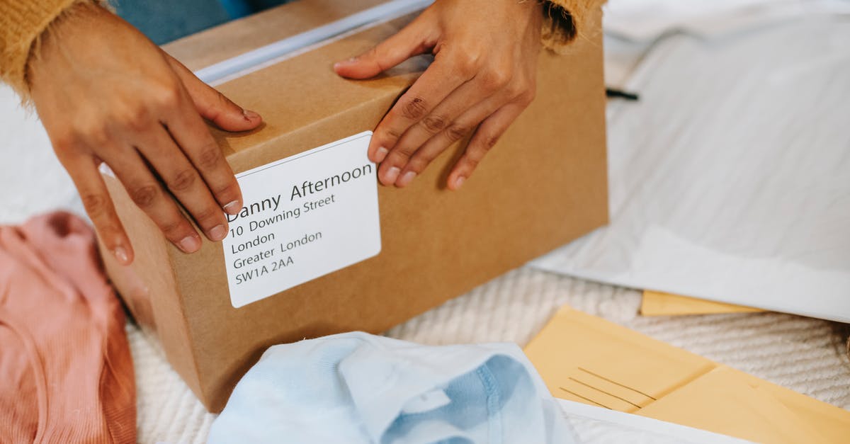 Where does Lavos's name come from? - Woman preparing box with parcel for sending