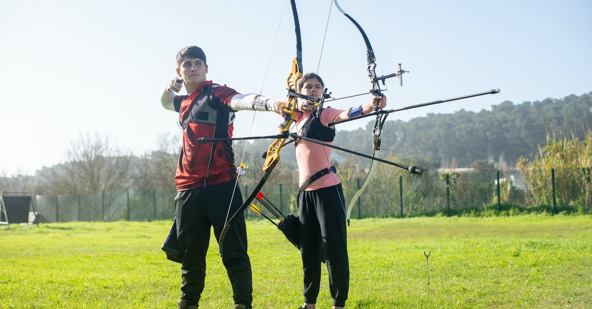 Which is the better archer? - Archers aiming at an Archery Target 