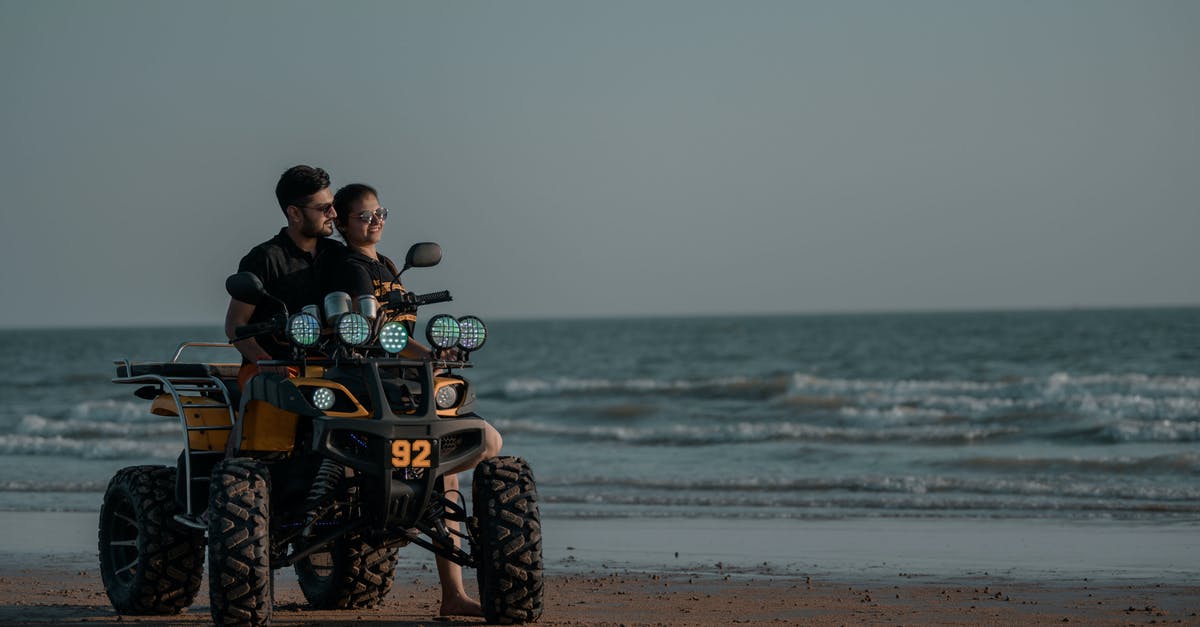 Why are all Super Mutants male? - Photo of a Couple with an Atv at the Beach