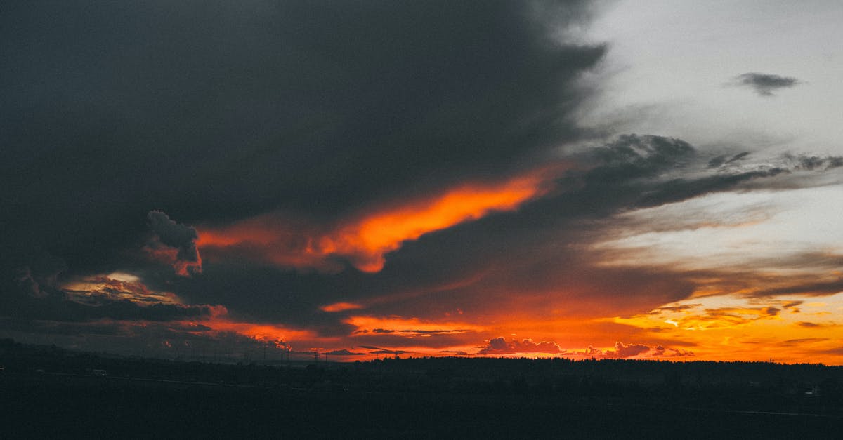 Why are the Heroes of the Storm fighting? - Orange and Black Clouds during Sunset