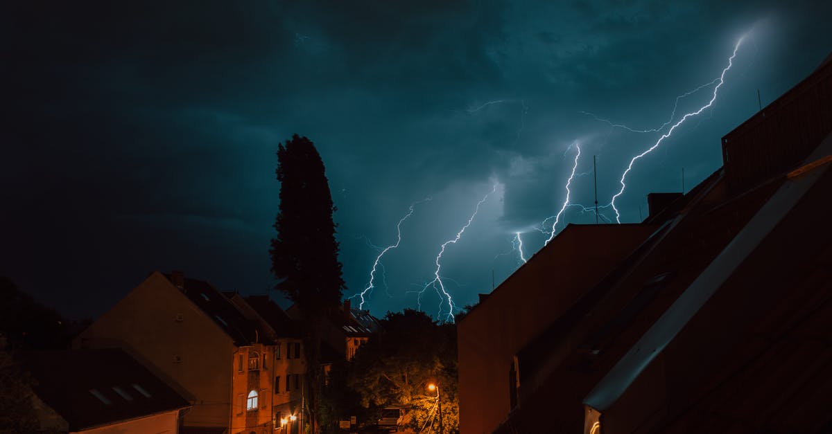 Why are the Heroes of the Storm fighting? - Lightning over Brown Concrete Building during Night Time