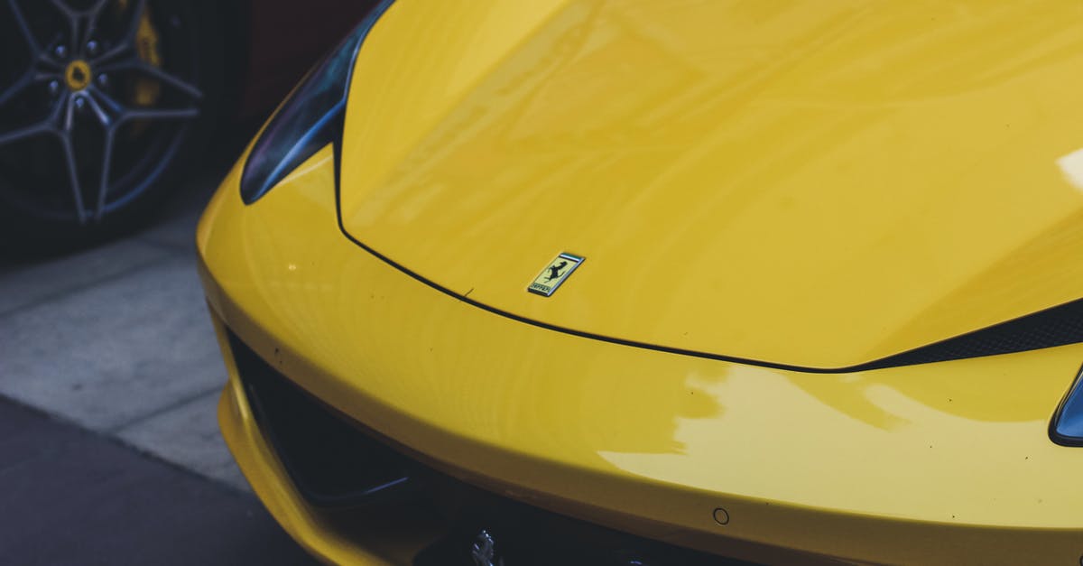 Why do I still have a Yellow Attention Logo on Garage Tab? - Yellow Ferrari Car Why do I still have a Yellow Attention Logo on Garage Tab? - Yellow Ferrari Car