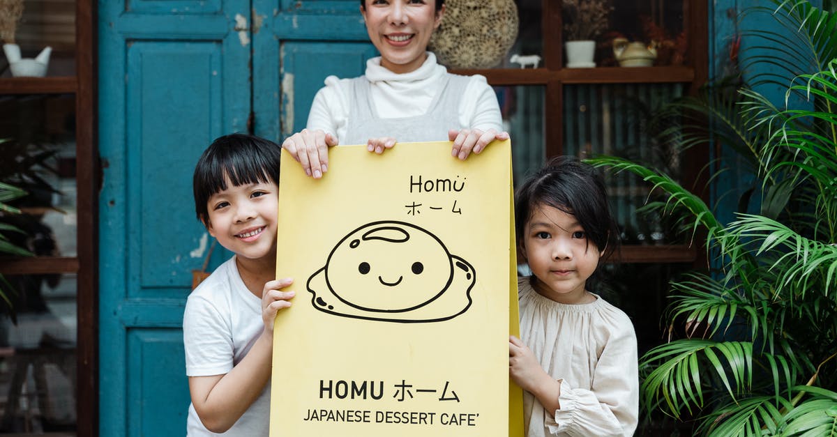 Why do three of these commands not work? - Photo of Family Smiling While Holding Signage