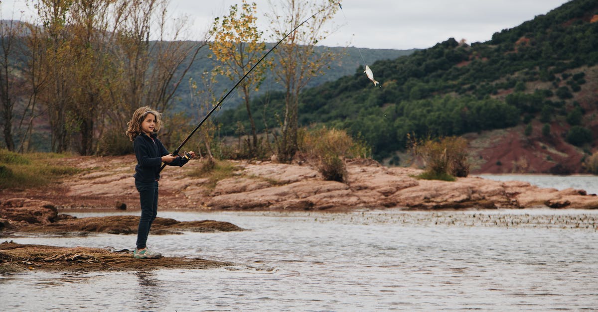 Why is my sword a fishing rod? - Free stock photo of angler, beach, fish