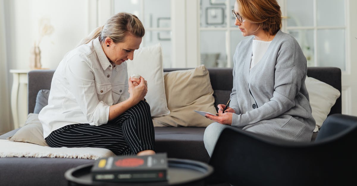 Worried about my sapling - Troubled Woman Talking to Therapist