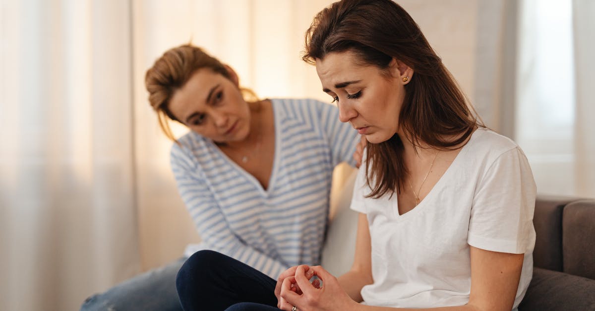 Worried about my sapling - Woman Comforting her Friend